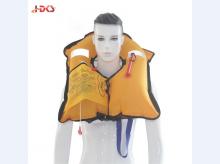 成人救生衣浮力背心抗洪抢险防汛船用水上救生漂流服带口哨反光条 自动充气式救生衣（自选颜色）