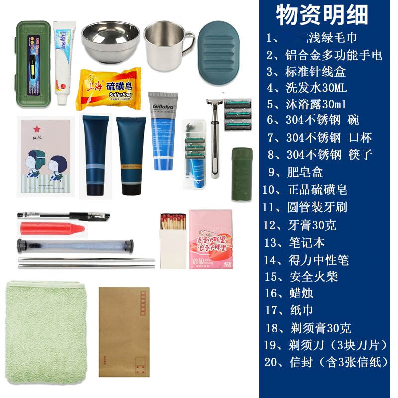 战备物资全套携行包战备小包